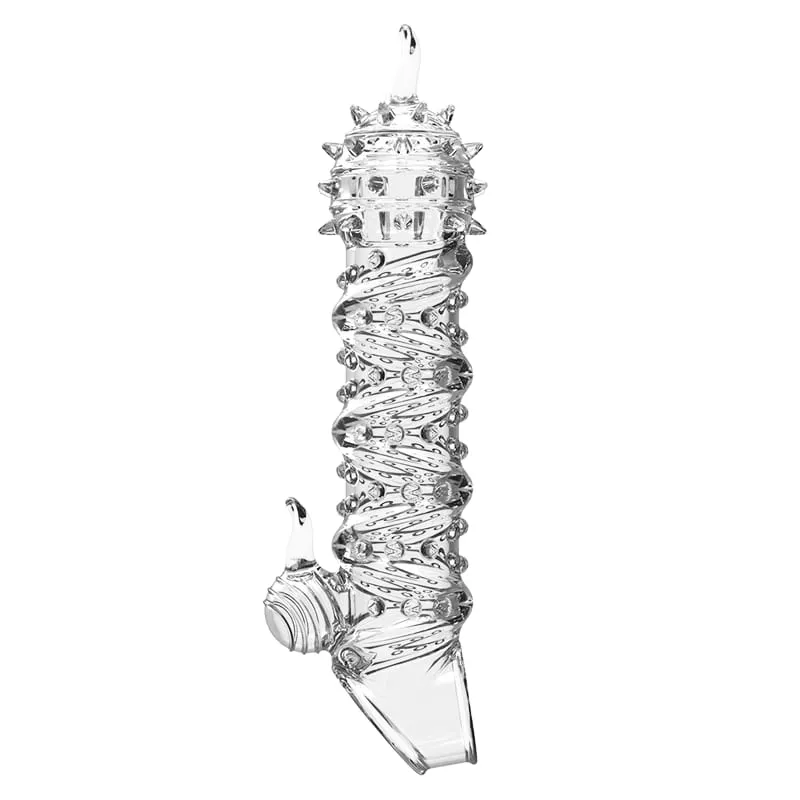 Pênis extensão manga vibrador extensor 4cm preservativos reutilizáveis macio atraso ejaculação pau manga adulto brinquedos sexuais para homem — image 11