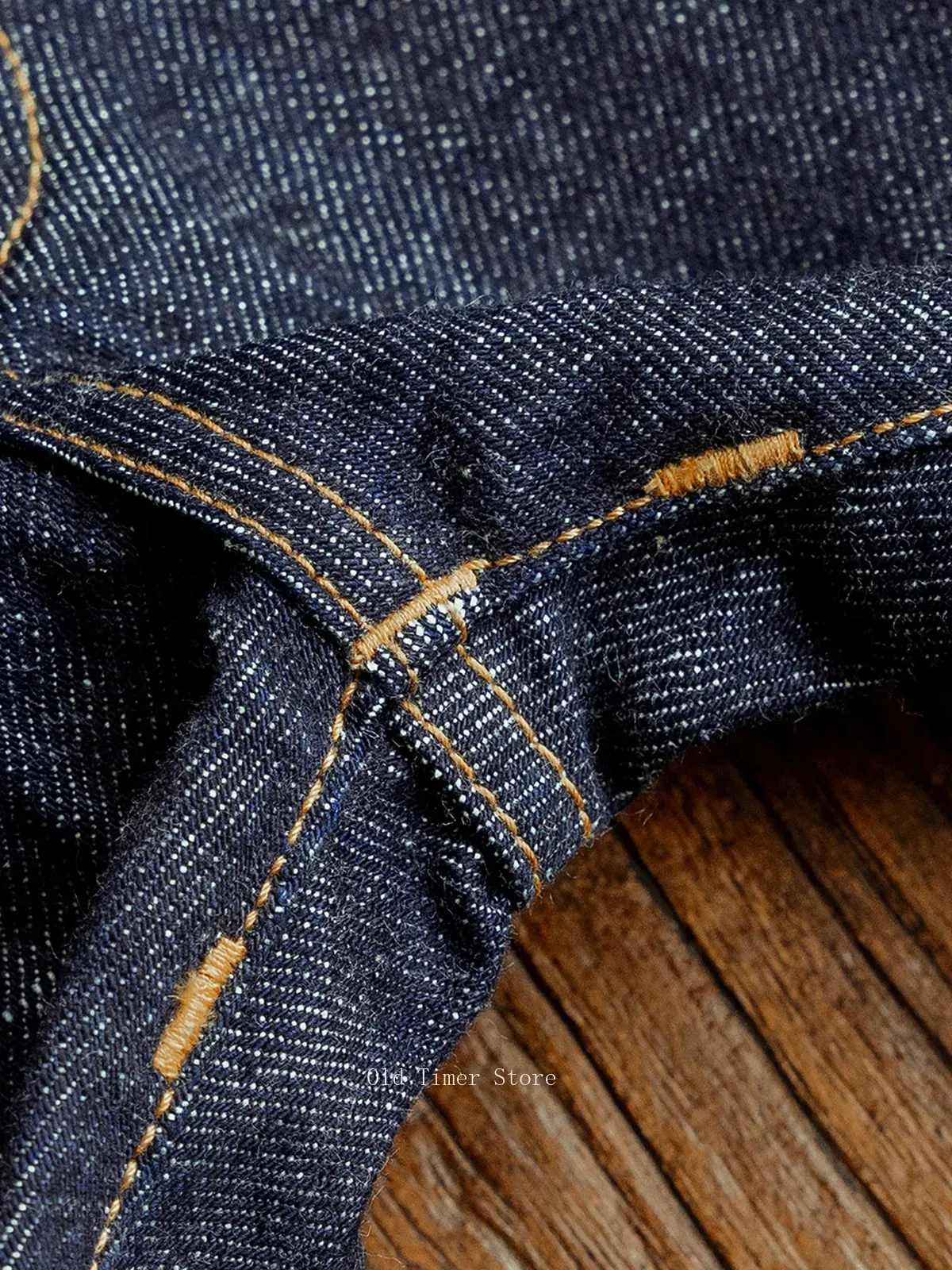 Red Tornado 511XX-0001 Jean en denim à lisière avec ligne rose 16 oz pour homme Coupe droite Silhouette fine