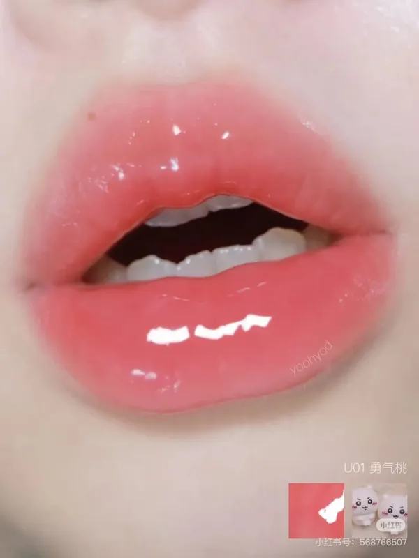 Pinkbear Single Blush Multi-purpose Cream Mirror Lip Gloss Matte Lip Cream Water Shimmer light Long Lasting Lips Makeup