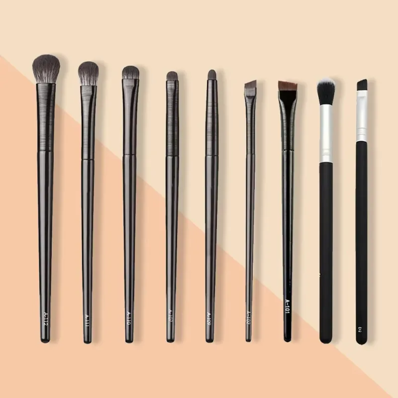1/3 pçs profissional clássico natural pincéis de maquiagem para os olhos conjunto sombra sobrancelha mistura smokey preto beleza compõem pincéis