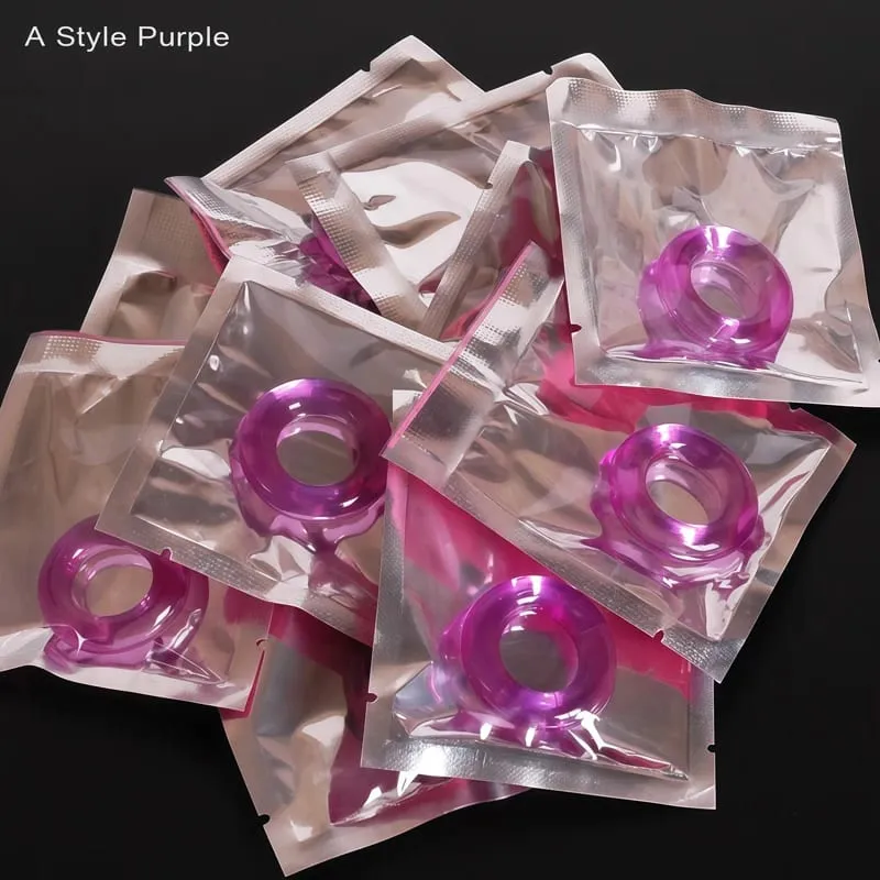 Bens íntimos para homens 5-100pc ejaculação atraso silicone bloqueio esperma anel sexo adulto jogo brinquedos erótico galo anel exótico acessórios