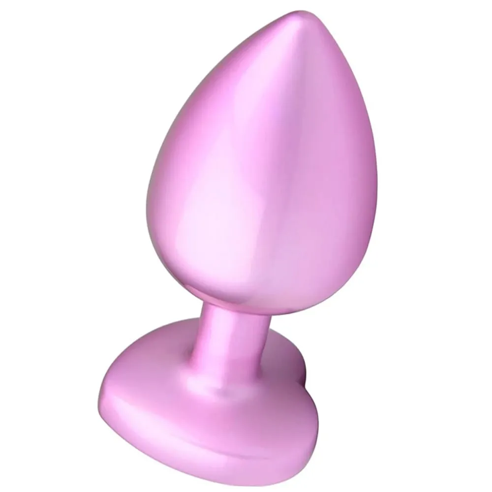 Colorful Small Medium Large Anal Plug Set Metal Anal Beads Butt Plug Jewelry Insert Sex Toy For Female Male