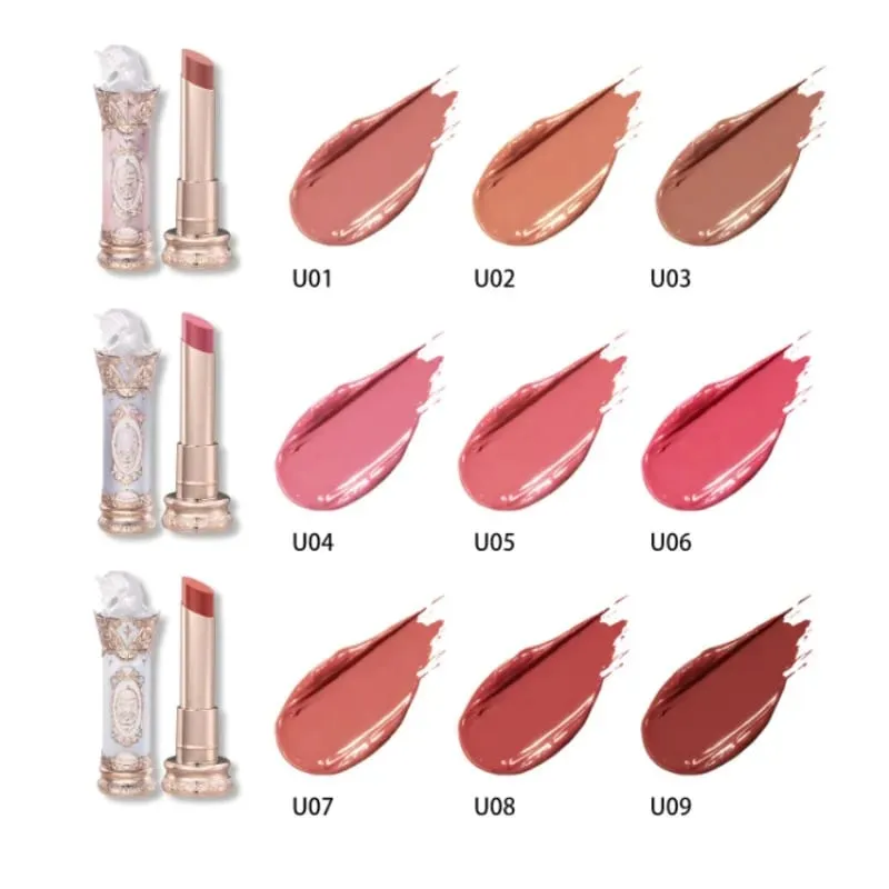 Flower Knows Knight Unicorn Water Light Jelly Finish Lip Gloss Hydrating Solid Lips Lasting Makeup