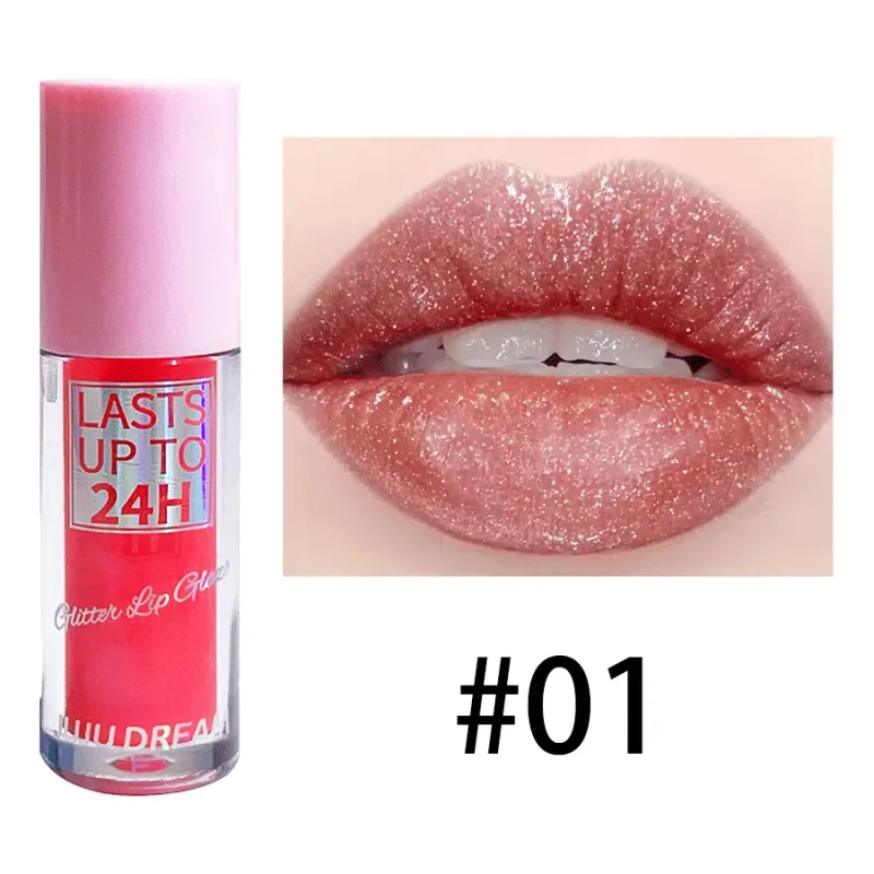 Luz fluida brilho labial esmalte de longa duração brilho labial à prova dwaterproof água batom líquido maquiagem óleo labial matiz hidratante