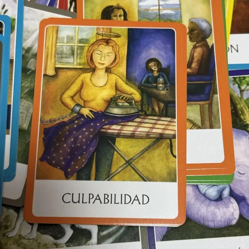 Chakras oráculo de los chakra oráculo cartas 49 baralho 10.4*7.4cm versão espanhola destino adivinhação tarô jogo de tabuleiro