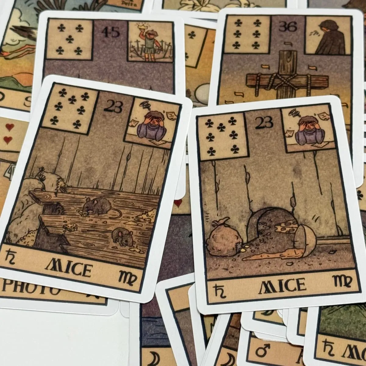 Cartões de oráculo Akashic Eye Lenormand 61 baralhos Cartões de oráculo ilustrados modernos