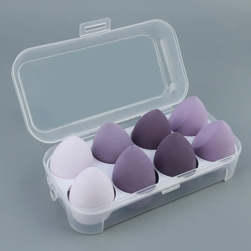4/8 pçs cosméticos puff maquiagem esponja liquidificador beleza ovo macio fundação esponjas pó puff feminino compõem acessórios ferramentas de beleza