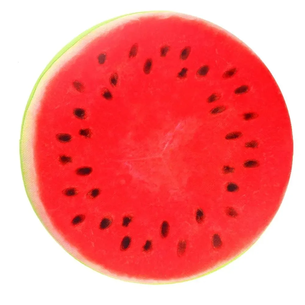 Suave y cómodo, divertido sofá, almohada para jardín, comedor, cojines para asientos al aire libre, almohada redonda, cojines para asientos de frutas, cojines para sillas