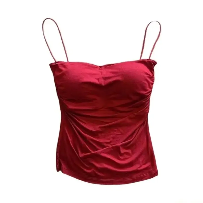 31BF Tops com sutiã embutido Camisola de verão Tops para sair
