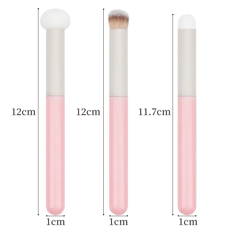 1 Pc Soft Makeup Brushes Sponge Concealer Brush Lipstick Lip Powder Puff Wet Dry Use Foundation Contour Cosmetic Tools
