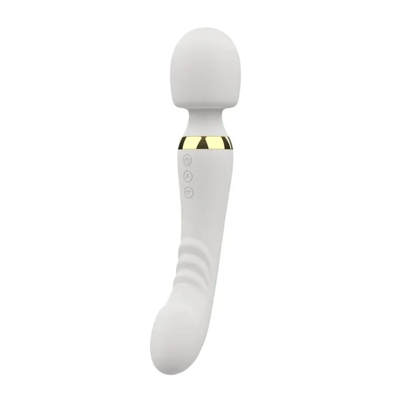 2 IN 1 Magic Wand Vibrator for Women G Spot Clitoral Stimulator 10 Vibration Modes AV Stick Dildo Female Vagina Massager Sex Toy
