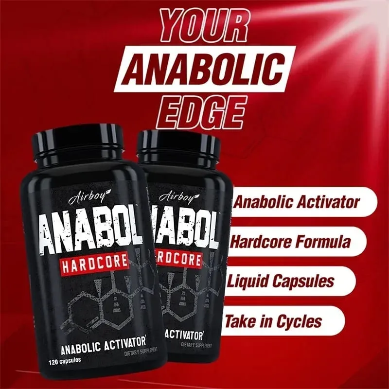 Anabol Hardcore 補充劑 - 促進肌肉蛋白質合成並增強力量的合成代謝肌肉補充劑