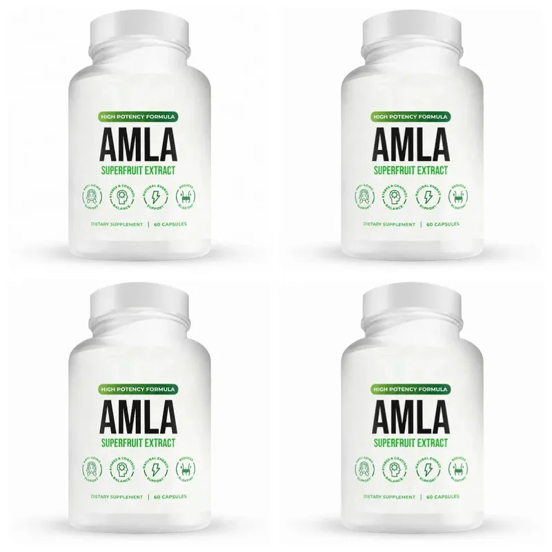Extrato de fruta Amla 1000mg Cápsulas Suplemento de Superfruta Suporte Energético 60 Cápsulas 30 Porções Vegano Não OGM Sem Glúten