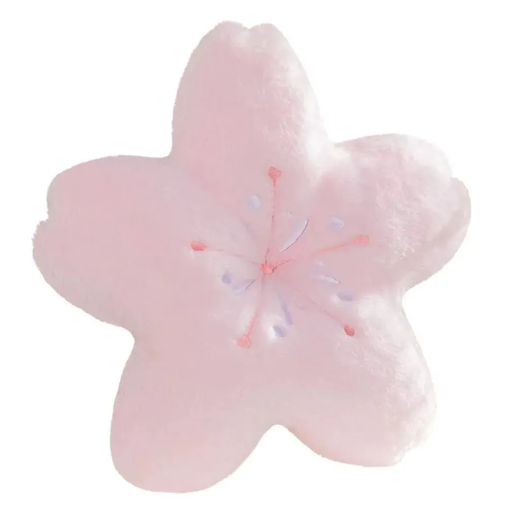Kawaii 45cm Plush Pillow Cherry Blossom Soft Room Decor Pillow Pink Tatami Cushion Photo Decorations