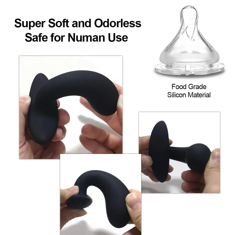 4 pçs iniciante silicone butt plug anal plug para homens massageador de próstata para gay mini bala anal vibrador brinquedo sexual para homens