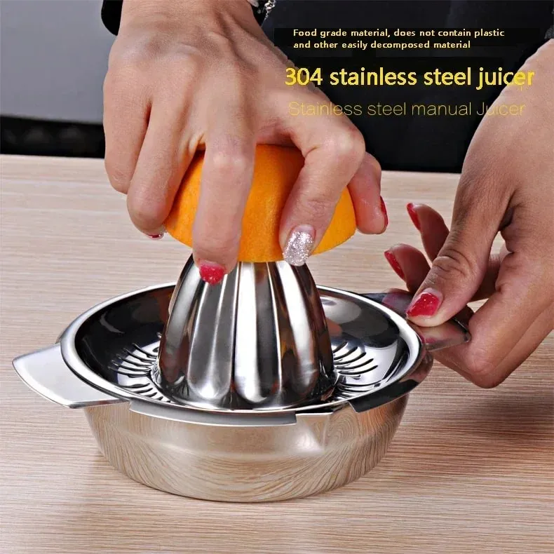 304 Stainless Steel Lemon Juicer Home Small Creative Juicer Portable Manual Juicer Orange Squeezer