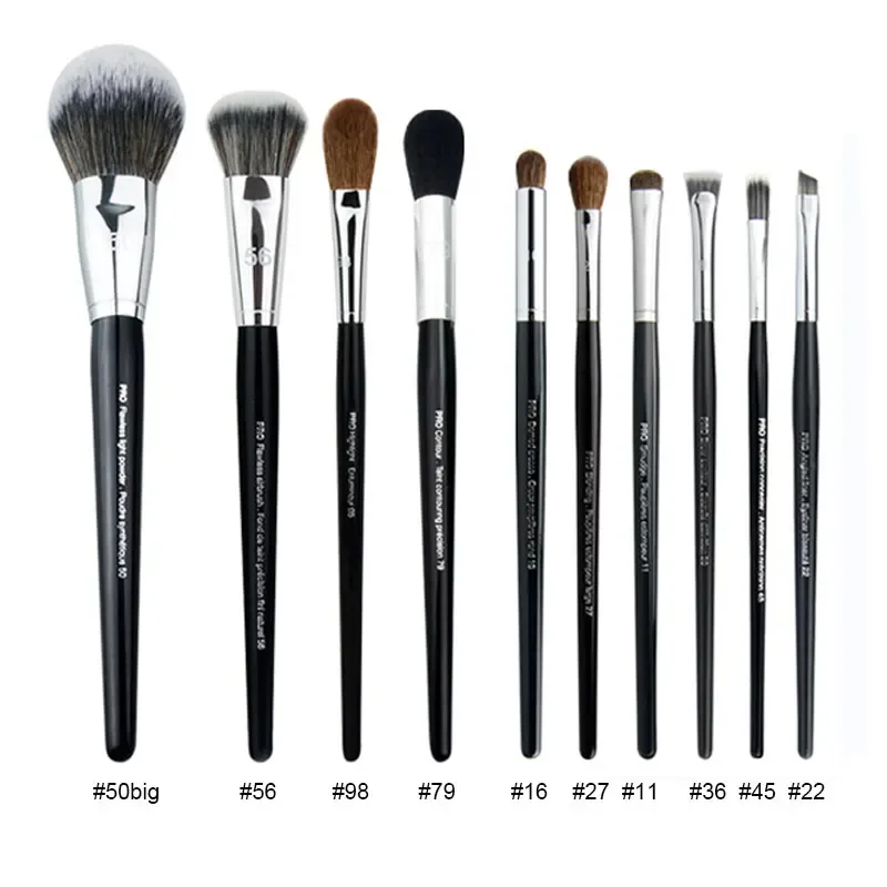 Conjunto de pincéis de maquiagem para base, de alta qualidade, pincel de maquiagem profissional, pó líquido, sombra, vinco, corretivo, ferramentas cosméticas requintadas