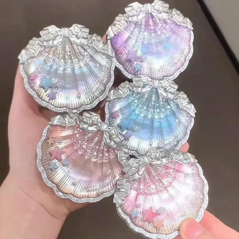 化妝禮品組 Flowerknow Shell's Jewel 眼影腮紅唇釉定妝粉校正底漆女士全套套裝
