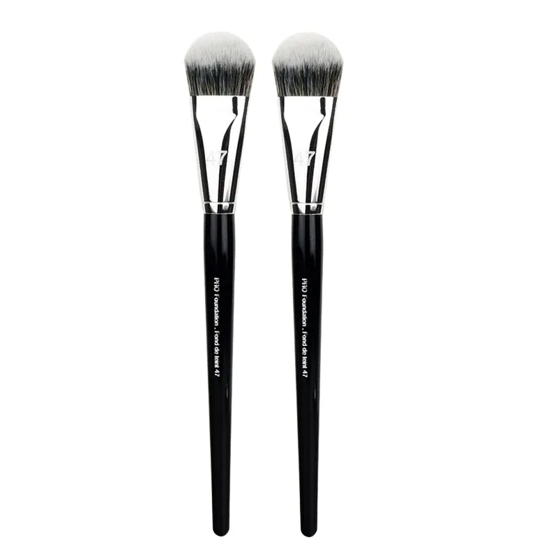 1-10 pçs pro fundação escova 47 cabeça de vassoura profissional base líquida creme corretivo pincéis feminino rosto base ferramentas de maquiagem