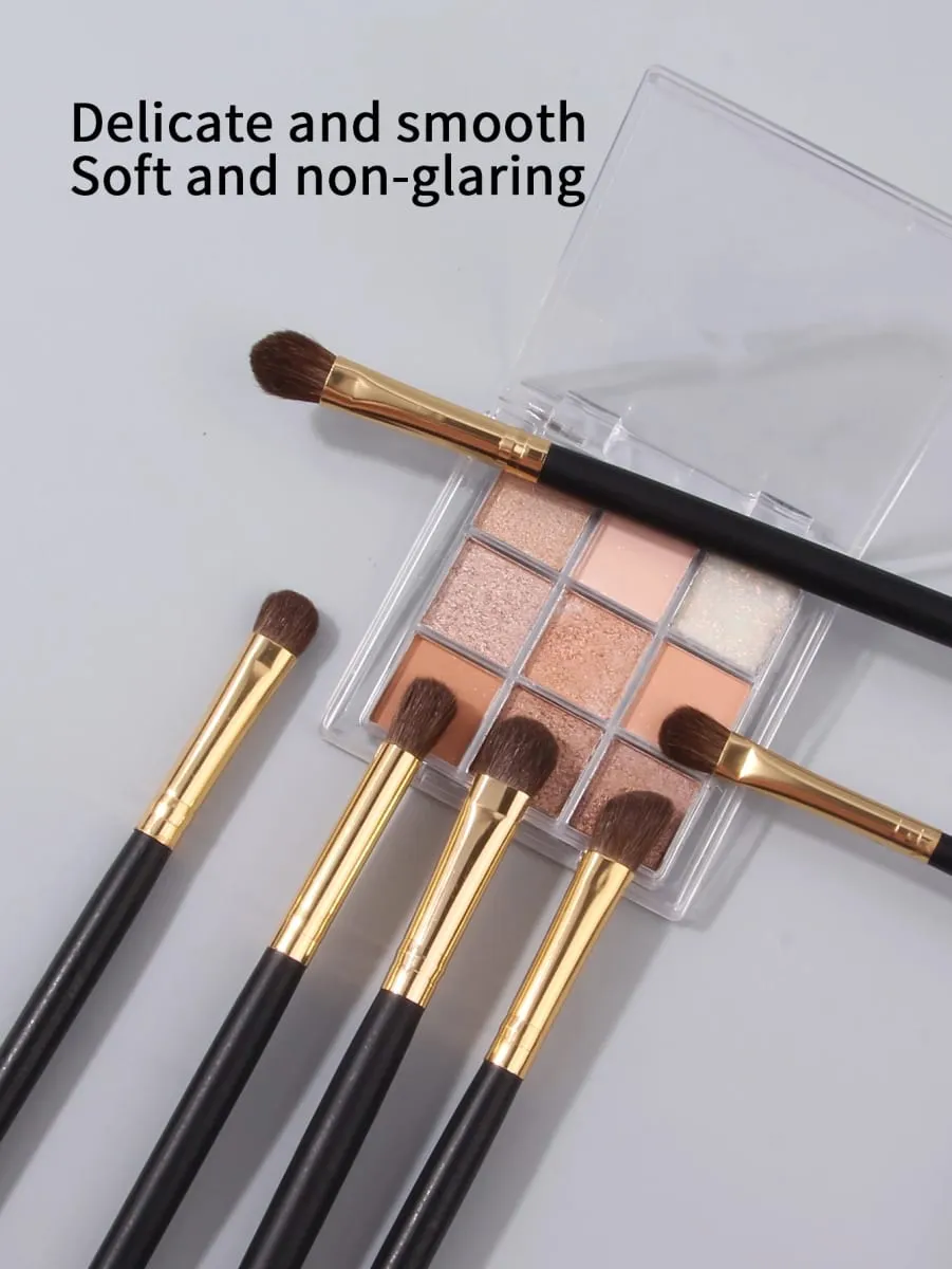 Conjunto de pincéis de maquiagem profissional para olhos, 28 peças, pincel de sombra, alto brilho, pincel de aplicação, conjunto completo de pincéis de maquiagem — image 3