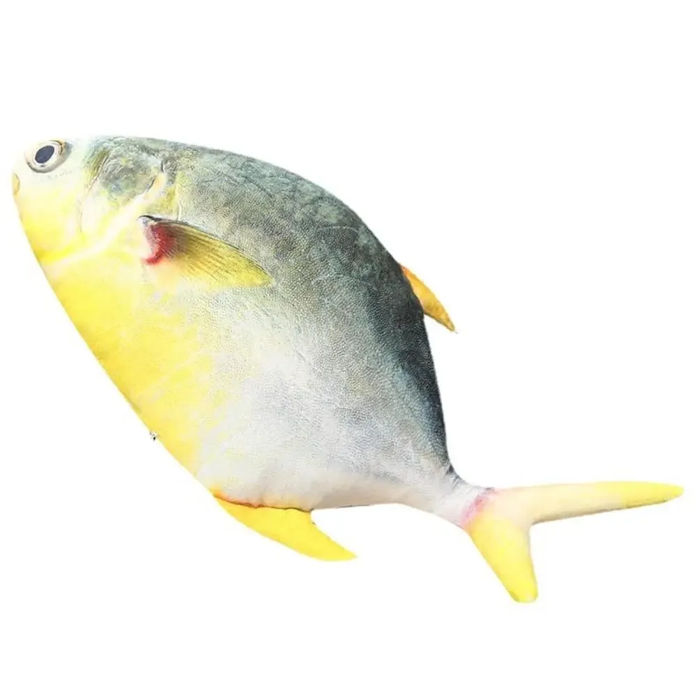 沙發靠墊PP棉模擬海魚填充趣味海魚填充鮪魚石斑魚睡覺枕頭臥室