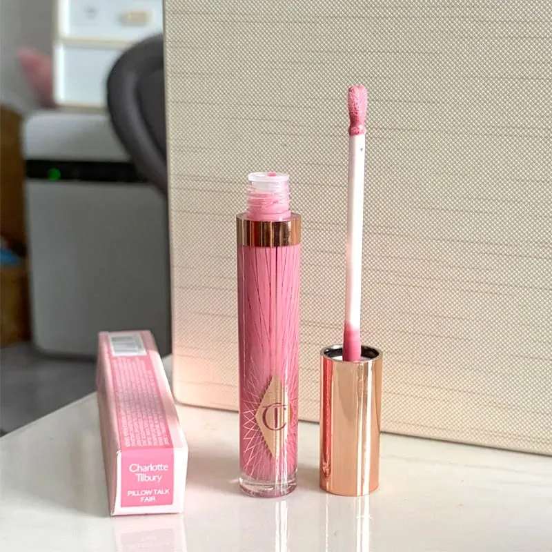 CT 彩妝組 螢光筆 Lip Blam 4 色眼影盤 唇彩 Lip Blam 套裝 Pillow Talk 持久天然化妝品