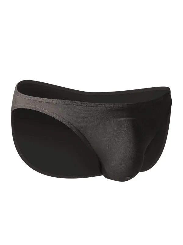 Roupa interior masculina calças triangulares pequenas u convexo modal fino estiramento sexy cintura baixa apertado cuecas laterais estreitas