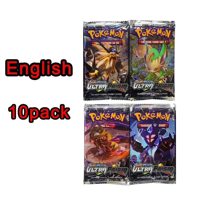 ** 360 unidades EnglishPokémonCards SunMoon Destinado PSrismatic Evolutions Scarlet Violet 151 PALDEAN Booster Battle Transaction Card