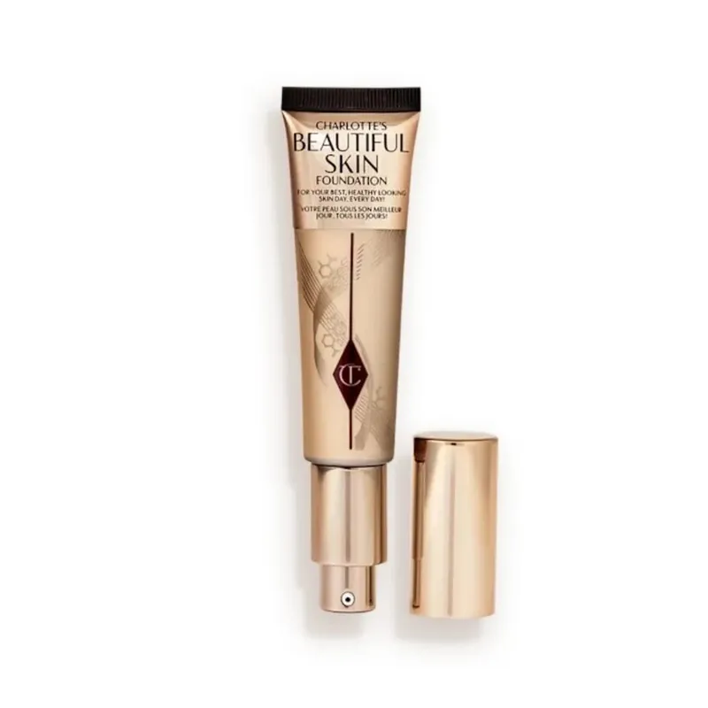 Charlotte Tilbury Airbrush Flawless Foundation Beautiful Skin Foundation Soft-matte Full-coverage Natural Foundation Radiant Glo