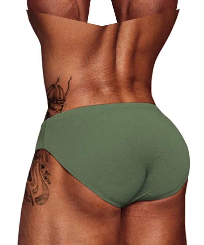 Cuecas masculinas ultrafinas e nuas, cintura baixa, alta elasticidade, respirável, bolsa convexa 3D