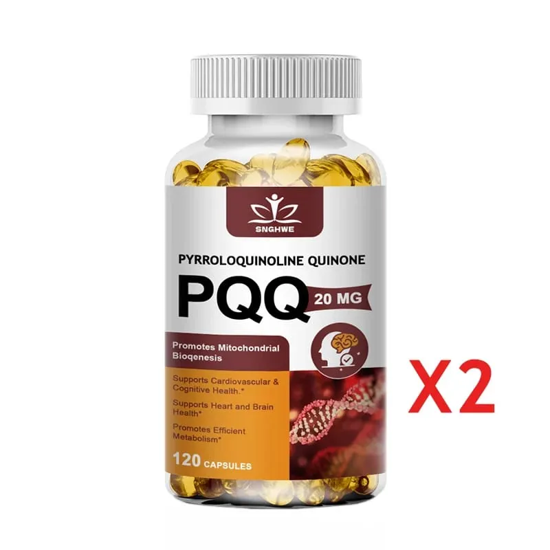 PQQ 20 毫克膠囊|用於血管心臟和關節功能|可能有助於減少睡眠和認知功能大腦補充劑