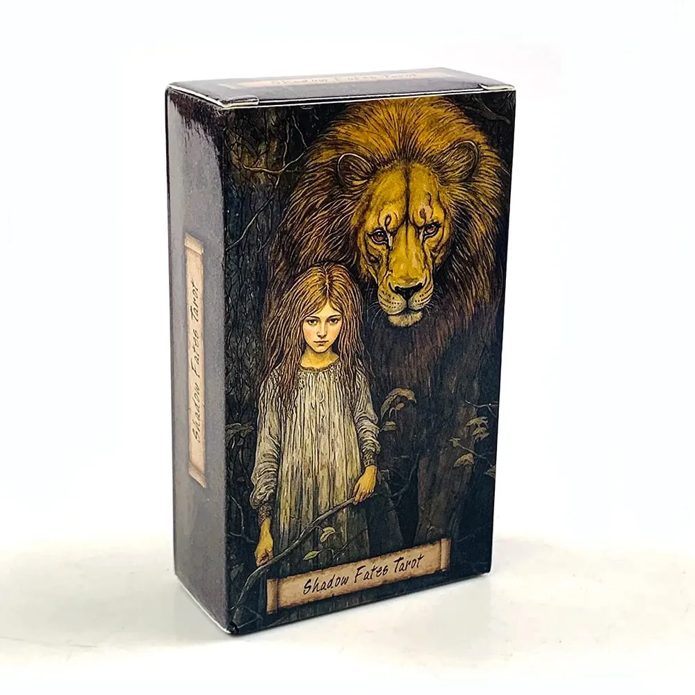 Baralho de tarô Shadow Fates - 78 cartas de meditação, cartas de adivinhação para autorreflexão e crescimento espiritual, ideais para introvertidos