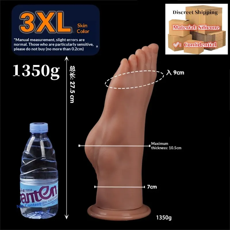 Pés estilo anal plug grande silicone bunda buttplug profundo masturbador vibrador dilatador estimulador anal vibrador adulto brinquedo sexual para mulher 성인용품