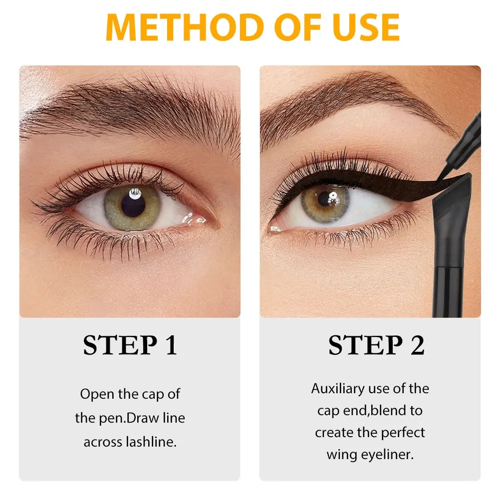 12 Colors Waterproof Rainbow Matte Colorful Liquid Eye Liner Pencil White Pink Color Eyeliner Pen Makeup Long-Lasting Cosmetics