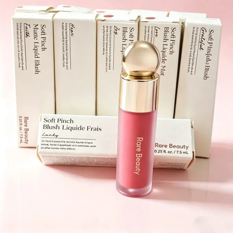 Rare Beauty Soft Pinch Liquid Blusher Silky Waterproof Moisturizing Woman Makeup Happy Hope Bliss Wonder Believe Blush Liquide