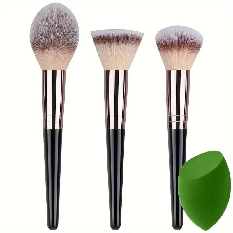Profissional 3-20 pçs pincéis de maquiagem conjunto macio macio fundação sombra corretivo mistura kabuki ferramenta de beleza feminina