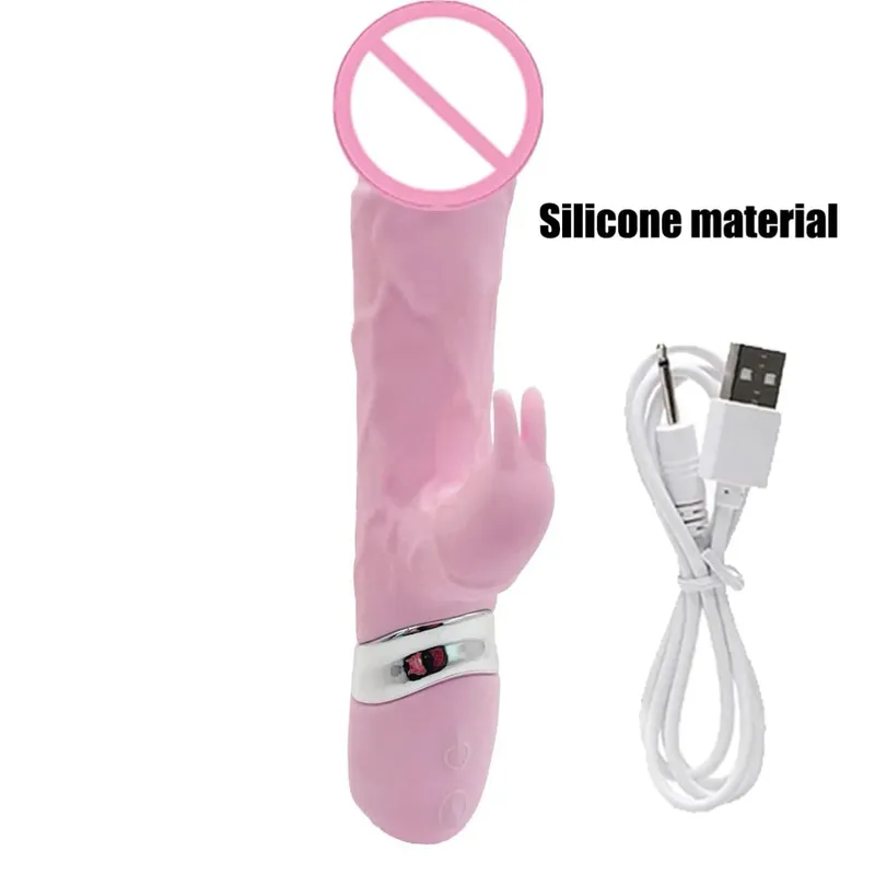 Vibrador de coelho de silicone 3 em 1, ponto G, clitóris, contas anais, estimulador, 10 modos de impulso, brinquedo sexual vibratório para mulheres — image 13