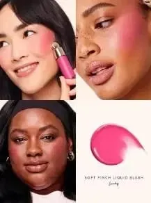 Rare Beauty Makeup Set Liquid Highlights It Remains Moist and Does Not Dry Out Blush Cream Lustrous Moist Nature Liquid Blush