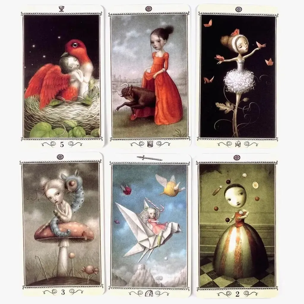 10.3*6 公分 Nicoletta Ceccoli 塔羅牌派對桌遊戲算命預言 78 張卡