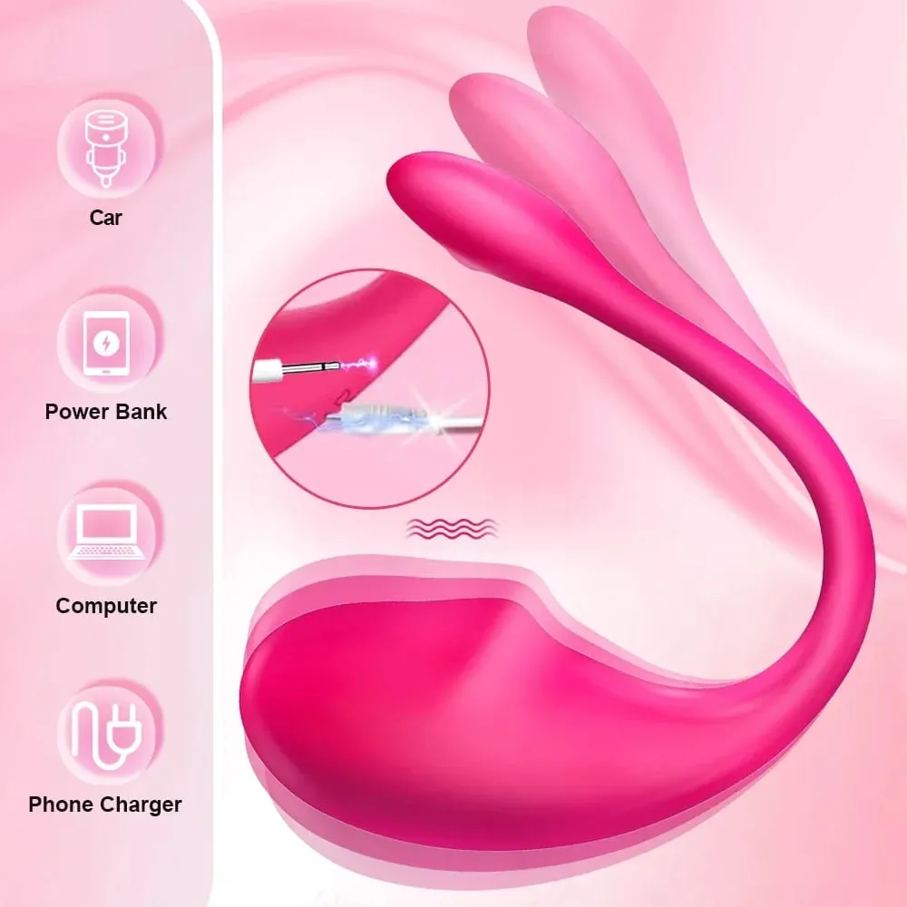Vibrador ponto g sem fio para mulheres, aplicativo bluetooth, ovo vibratório, estimulador de clitóris, uso vaginal, massageador, brinquedo sexual adulto, casal