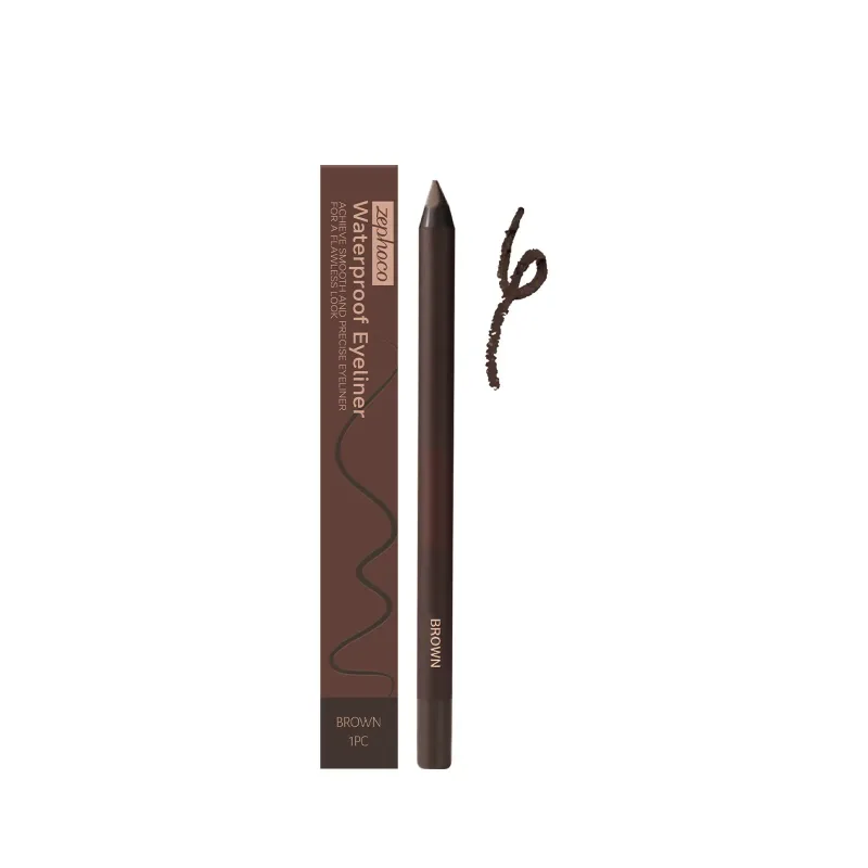 Waterproof Eyeliner Brown Smooth Matte Eye Liner Long Lasting Non Smudging High Pigmented Eyebrow Pencil Punk Eye Makeup