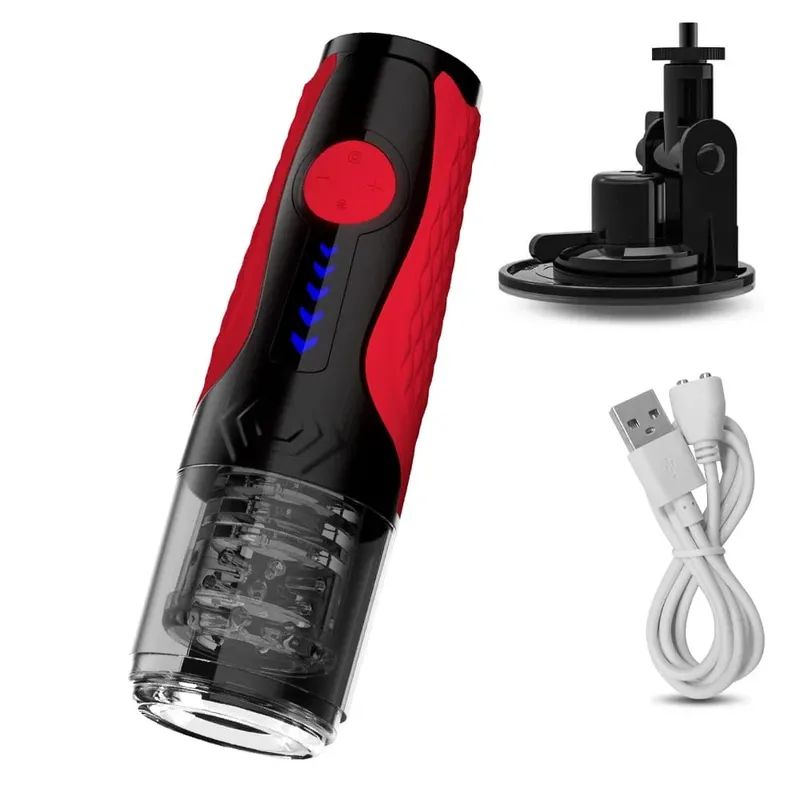 Telescopic Male Masturbator Automatic Thrusting Rotating Mastubator Cup Electric Sex Toy Pocket Pussy For Men Adult Supplies