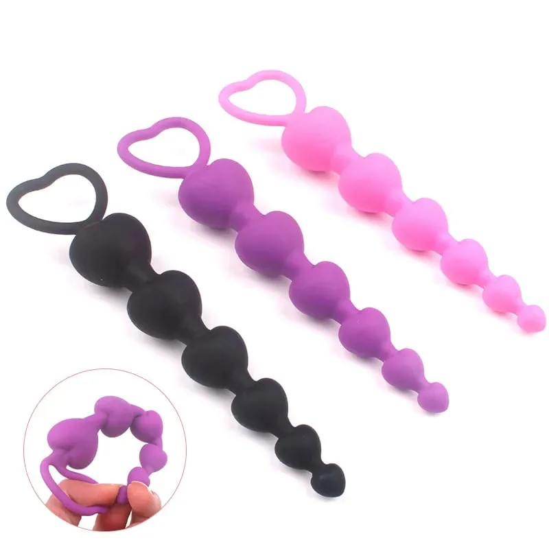 Plugue anal para iniciantes, plugue confortável para bunda, anel de coração, brinquedo sexual para iniciantes, explorar o jogo anal, mulheres, homens, estimular o efeito orgásmico