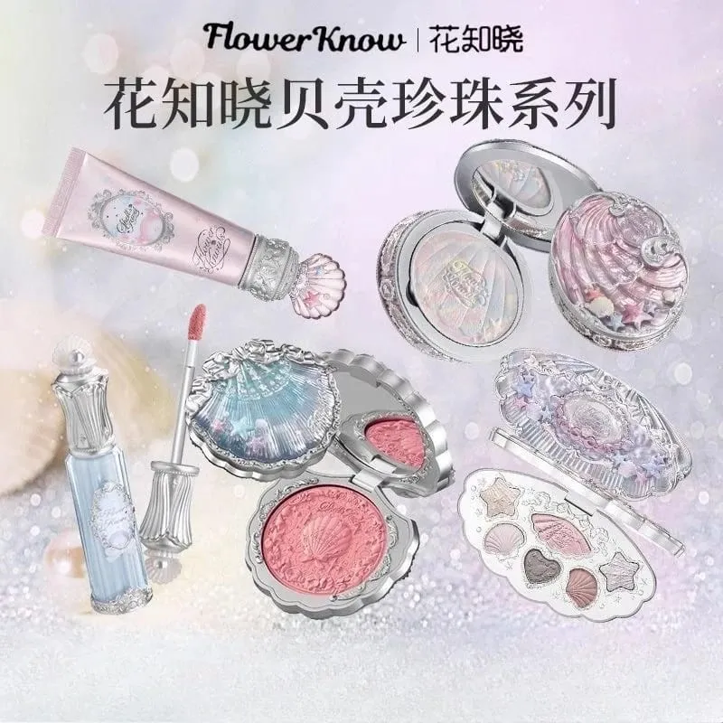 Flower Know Shells Jewel Collection Conjunto de maquiagem para presente sombra blush batom kit facial