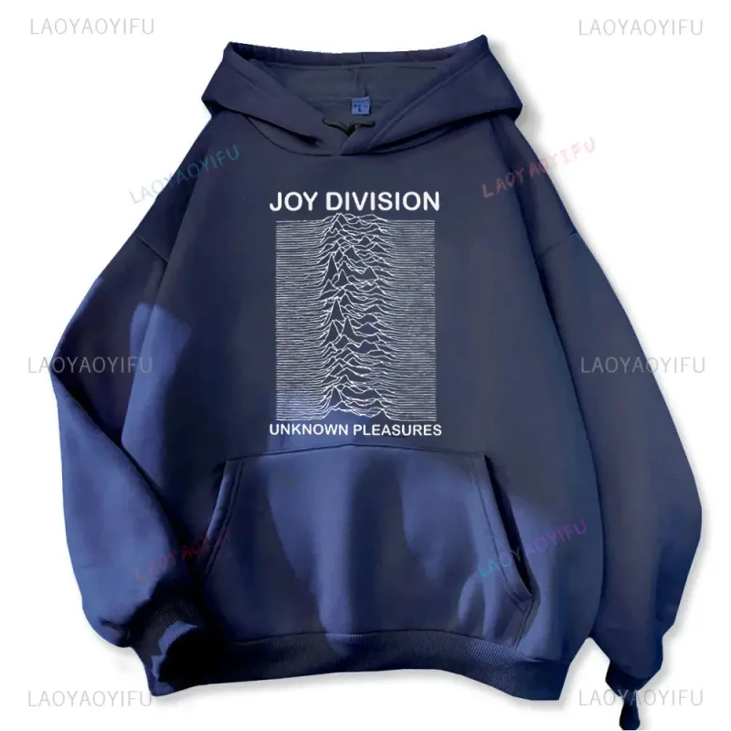 Joy division prazeres desconhecidos pulôver masculino novo em moletons com capuz primavera e outono manga comprida com capuz roupas y2k