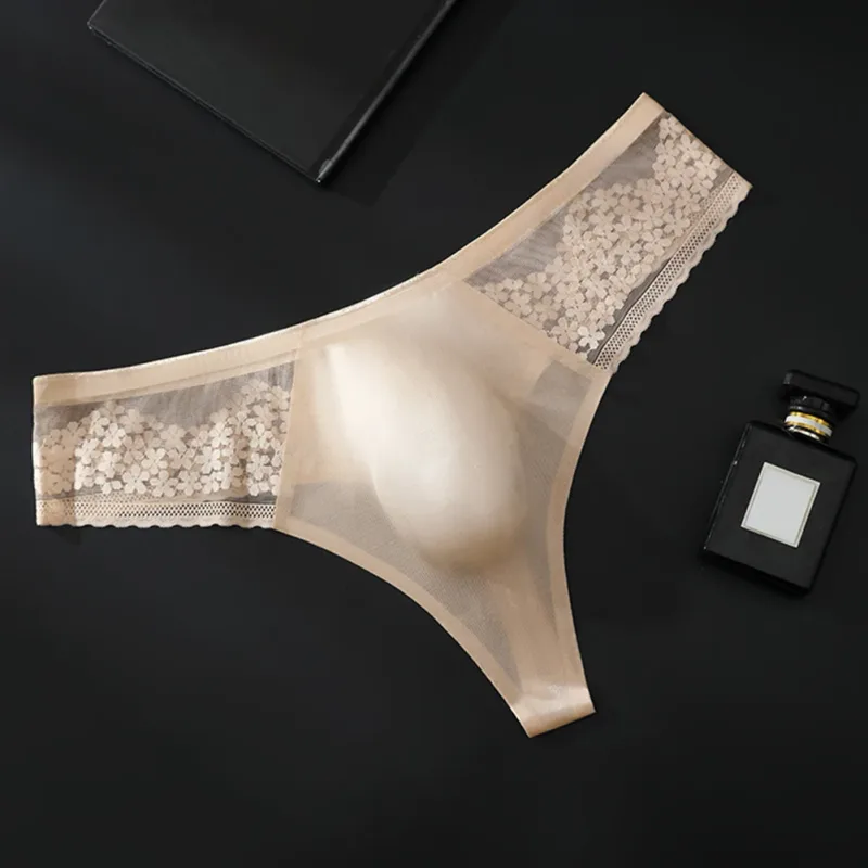 Nude masculino g-string cor sólida tangas g-strings design sem costura 68 náilon 32 elastano ultra fino 3d protuberância bolsa — image 10