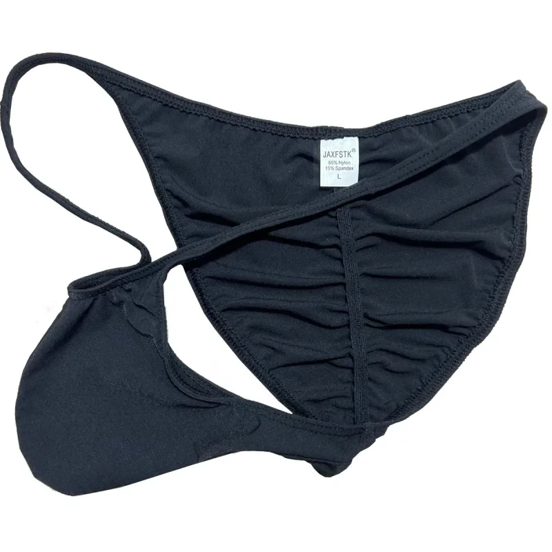 Roupa interior masculina macia micro breve mini calcinha confortável breve respirável leve masculino baixo crescimento mini triângulo corte roupa interior