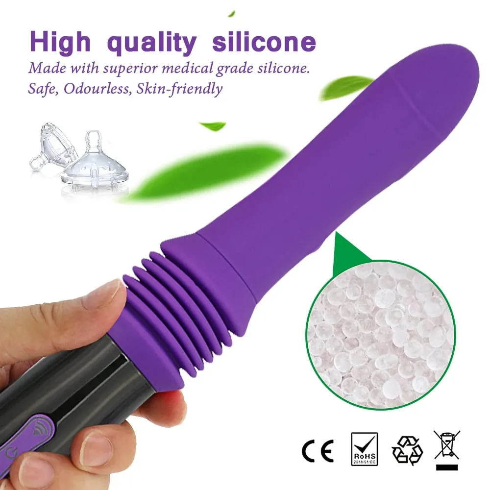 Empurrando automático grande vibrador vibrador controle remoto vaginal g ponto massageador masturbadores retráteis brinquedos sexuais adultos para mulher — image 2