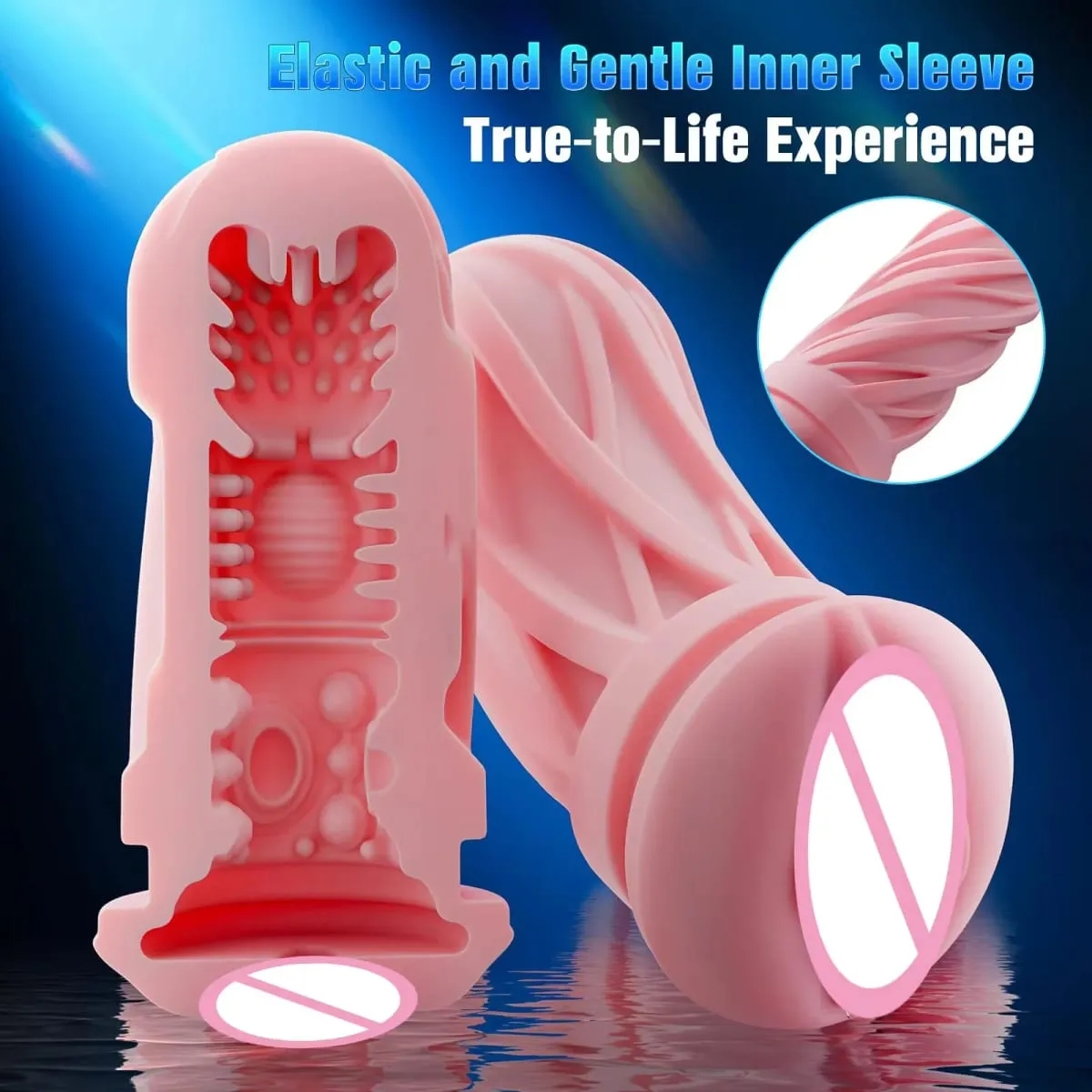 Leten empurrando masturbador masculino bolso buceta empurrando Stroker modos de 5 velocidades sexo voz boquete masturbação copo brinquedo sexual para homem