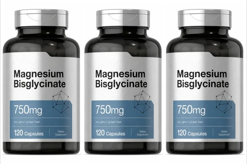 Magnesium Bisglycinate 750mg Capsules Supports Relaxation Muscle Comfort Bone Health 120 Capsules Non GMO Gluten Free